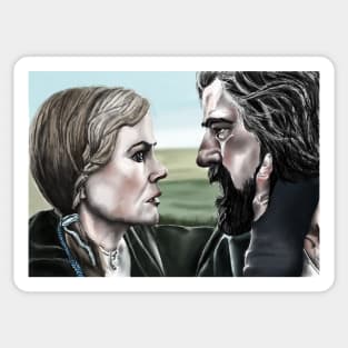 The Northman - Queen Gudrún & Fjölnir (Nicole Kidman & Claes Bang) Sticker